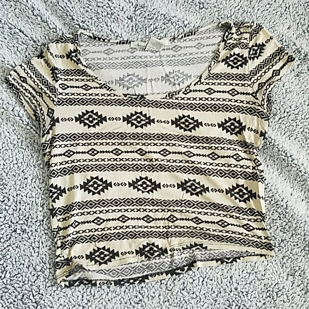 Aztec crop top